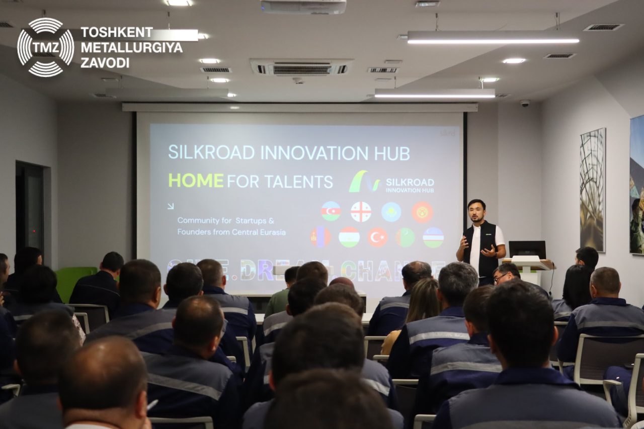 Специалисты ТМZ провели встречу с со-основателем Silkroad Innovation Hub — Асрором Арабджановым.